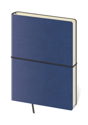 Tečkovaný zápisník Flexio L Blue (čtverečkovaný)