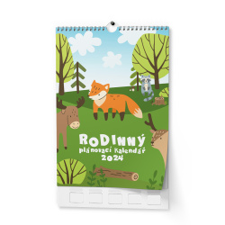 Kalendář Nástěnný kalendář - Rodinný plánovací kalendář - A3