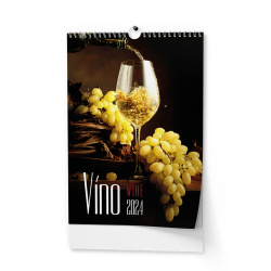 Kalendář Nástěnný kalendář - Víno - A3