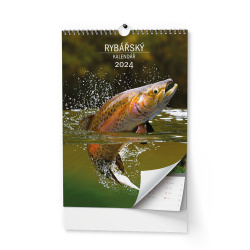 Kalendář Nástěnný kalendář - Rybářský kalendář  - A3