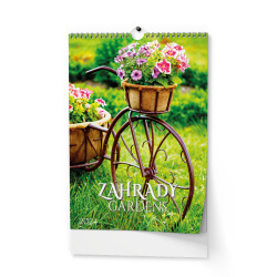 Kalendář Nástěnný kalendář - Zahrady - A3