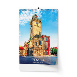 Kalendář Nástěnný kalendář - Praha - A3