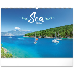 Kalendář Nástěnný kalendář Moře 2024, 48 × 33 cm