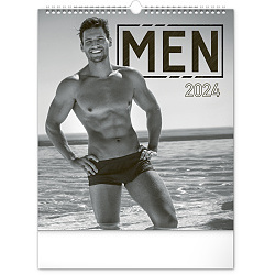 Kalendář Nástěnný kalendář Men 2024, 30 × 34 cm