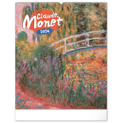 Kalendář Nástěnný kalendář Claude Monet 2024, 48 × 56 cm