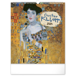 Kalendář Nástěnný kalendář Gustav Klimt 2024, 30 × 34 cm