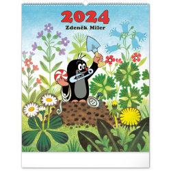 Kalendář Nástěnný kalendář Krteček 2024, 48 × 56 cm