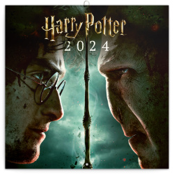 Kalendář Poznámkový kalendář Harry Potter 2024, 30 × 30 cm
