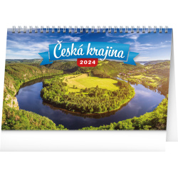 Kalendář Stolní kalendář Česká krajina 2024, 23,1 × 14,5 cm