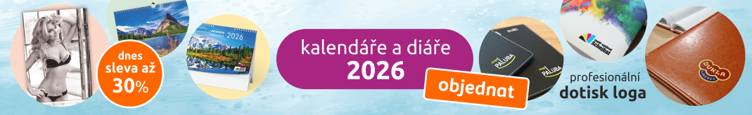 Novoročenky, PF propisky, kalendáře, diáře 2026 již v prodeji