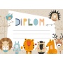 Diplom A4 - Zvířátka