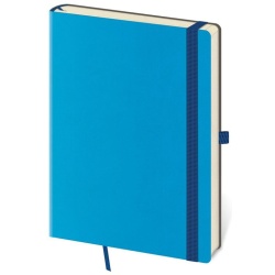 Linkovaný zápisník Flexies L Blue