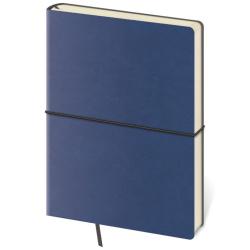 Tečkovaný zápisník Flexio L Blue (čtverečkovaný)