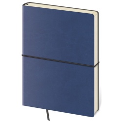 Tečkovaný zápisník Flexio L Blue (čtverečkovaný)