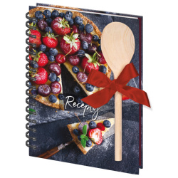 Kniha na recepty s vařečkou A5 spirála Cheesecake
