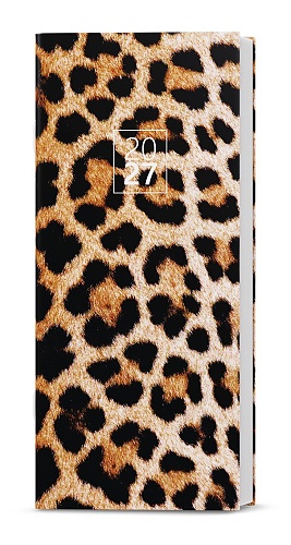 Měsíční diář - Božka - lamino - Leopard