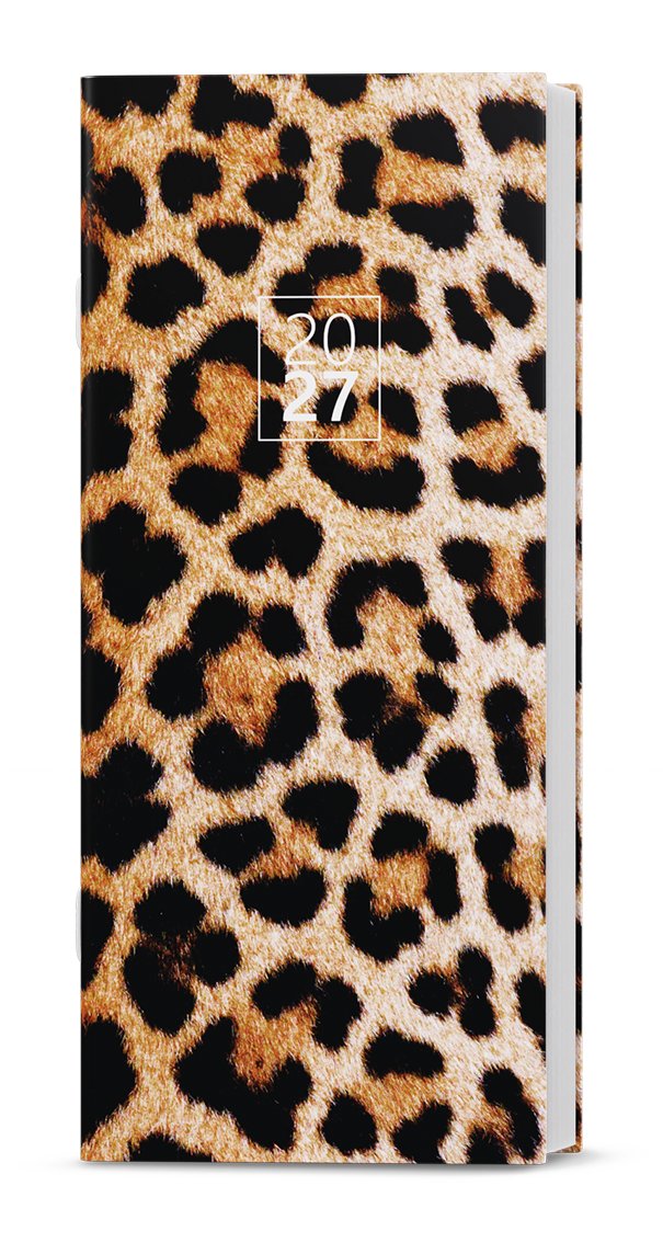 Měsíční diář - Božka - lamino - Leopard
