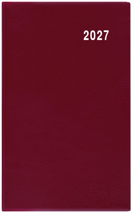 Měsíční diář - Diana - PVC - bordó
