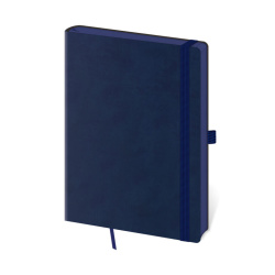 Linkovaný zápisník Memory L Dark Blue