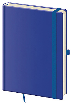 Linkovaný zápisník Print Plus L Royal blue