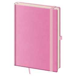 Linkovaný zápisník Print Pop L Pink