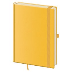 Linkovaný zápisník Print Pop L Yellow