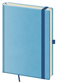 Tečkovaný zápisník Print Pop L Light blue (čtverečkovaný)