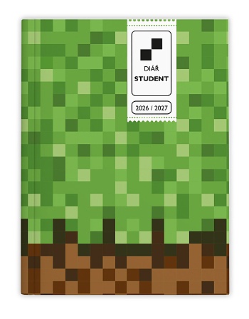 Týdenní diář - Student - V8 - lamino - kapesní - Kostky