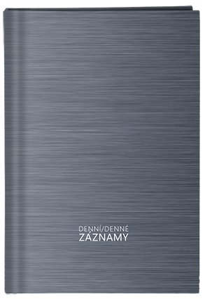 Denní záznamy - A4 - lamino - Šedý