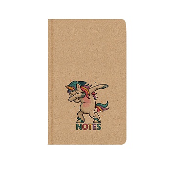 Notes linkovaný - A5 - kraft - Unicorn