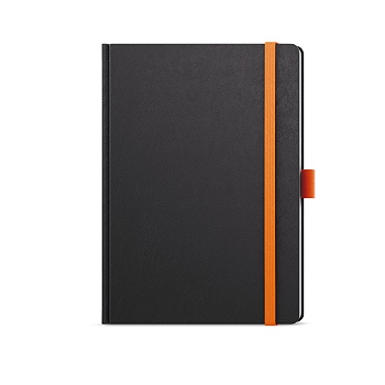 Notes linkovaný - A5 - Nora - oranžová