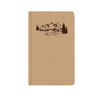 Notes prázdný - A5 - kraft - Hory