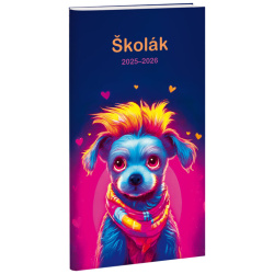 Diář školák Cooldog 2025/26 - české kalendárium