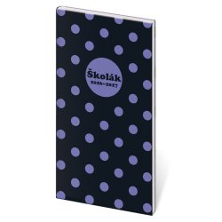 Diář Školák Cute Bow 2026/27 - české kalendárium