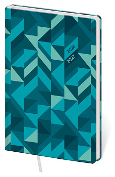 Školní diář STUDENT Geometric 2026/27 - české kalendárium