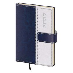 Kapesní diář A6 Classic s magnetem modrý
