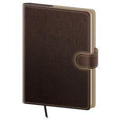 Týdenní diář A5 Flip hnědo/capuccinový