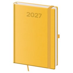 Denní diář A5 Print Pop žlutý