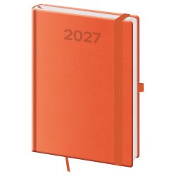 Denní diář A5 Print Pop oranžový