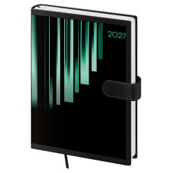 Týdenní diář A5 Tone s magnetem zelený