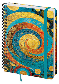 Týdenní diář B6 Twin Spiral
