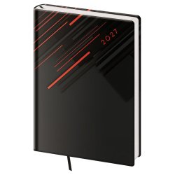 Týdenní diář A5 Vario Red lines