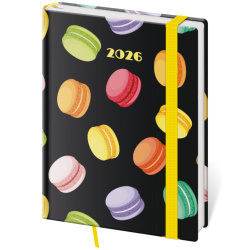 Denní diář B6 Vario Macarons s gumičkou