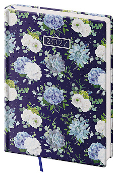 Denní diář A5 Vario Lyra Floral