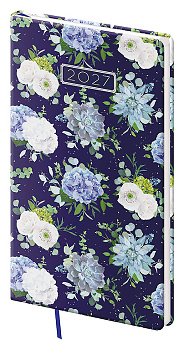 Kapesní diář A6 Vario Lyra Floral