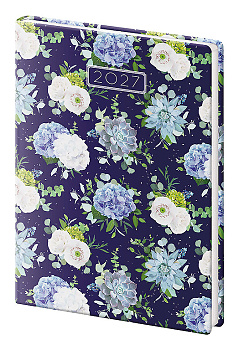 Kapesní diář A7 Vario Lyra Floral