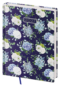 Týdenní diář B6 Vario Lyra Floral