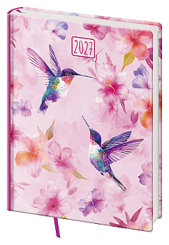 Týdenní diář B6 Vario Lyra Colibri