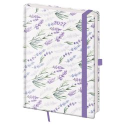 Denní diář A5 Vario Lavender s gumičkou