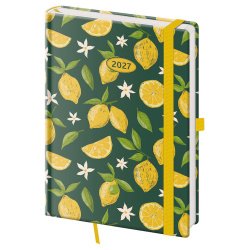 Týdenní diář A5 Vario Lemons s gumičkou